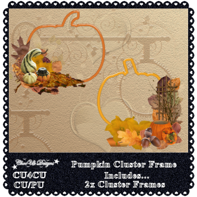 Pumpkin Cluster Frames CU4CU/CU/PU