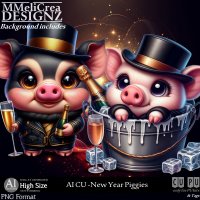 AI - CU New Year Piggies (CU4PU / PNG)