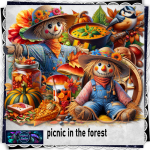 Picnic in the forest