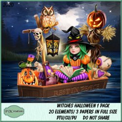 Witches Halloween 1 Pack