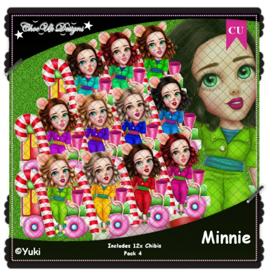 Minnie CU/PU Pack 4