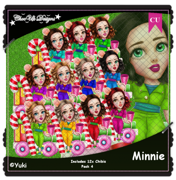 Minnie CU/PU Pack 4 - Click Image to Close