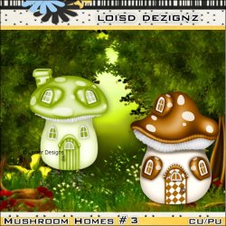 Mushroom Houses 03 - CU/PU