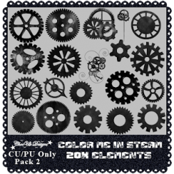 Color Me In Steam CU/PU Elements Pack 2