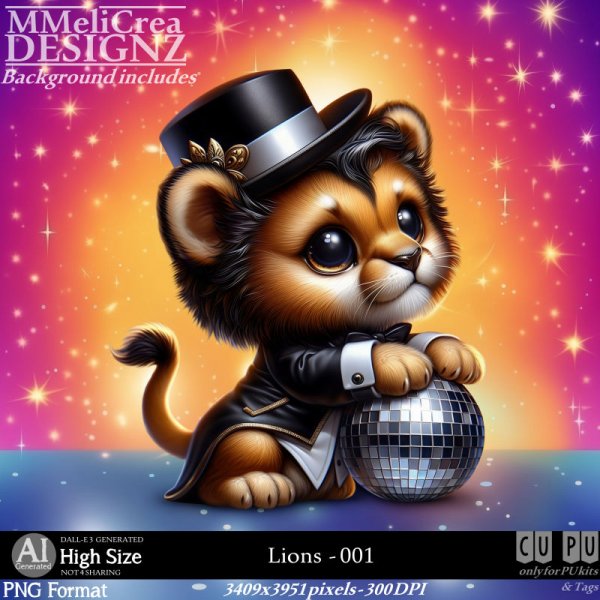 AI - Lions - CU001 (CU4PU/PNG) - Click Image to Close