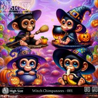 AI - Witch Chimpanzees - CU001 (CU4PU/PNG)