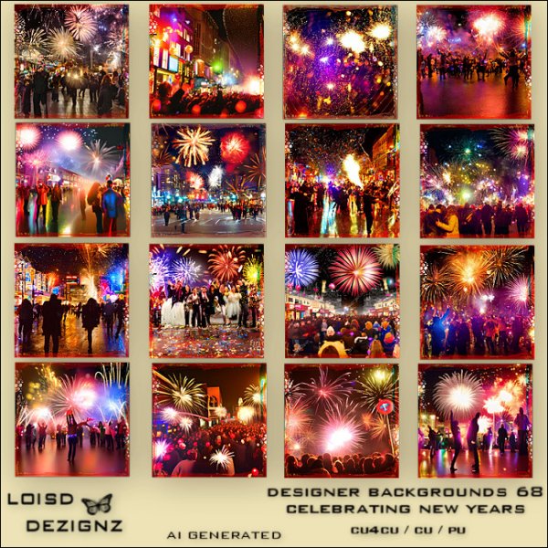 Designer Backgrounds 68 - Celebrating New Years - cu4cu/cu/pu - Click Image to Close