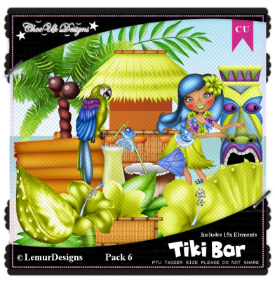 Tiki Bar CU/PU Pack 6