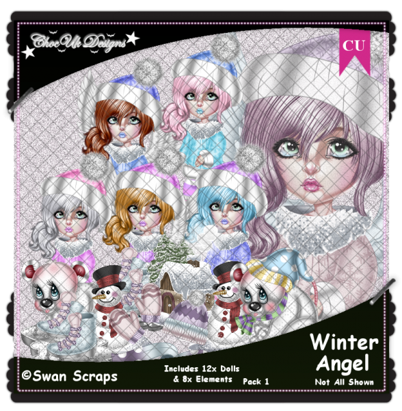 Winter Angel CU/PU Pack 1 - Click Image to Close