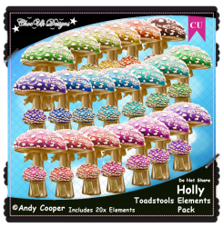 Holly Toadstool Elements CU/PU Pack