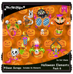 Halloween Elements CU/PU Pack 6