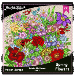 Spring Flowers Elements CU/PU Pack 1 Spring Flowers Elements CU/PU Pack 1
