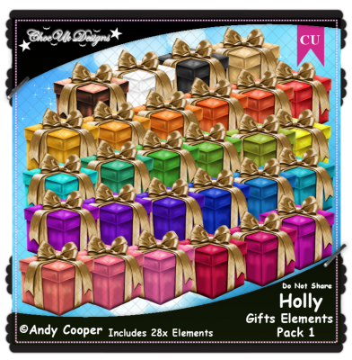 Holly Gifts Elements CU/PU Pack 1