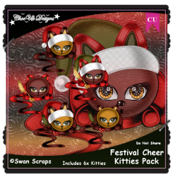 Festival Cheer Kitties CU/PU Pack