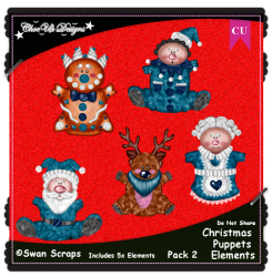 Christmas Puppets Elements CU/PU Pack 2 Christmas Puppets Elements CU/PU Pack 2