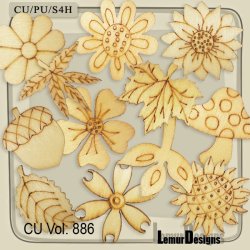 CU Vol. 886 Floral by Lemur Designs