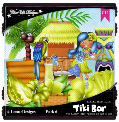 Tiki Bar CU/PU Pack 6