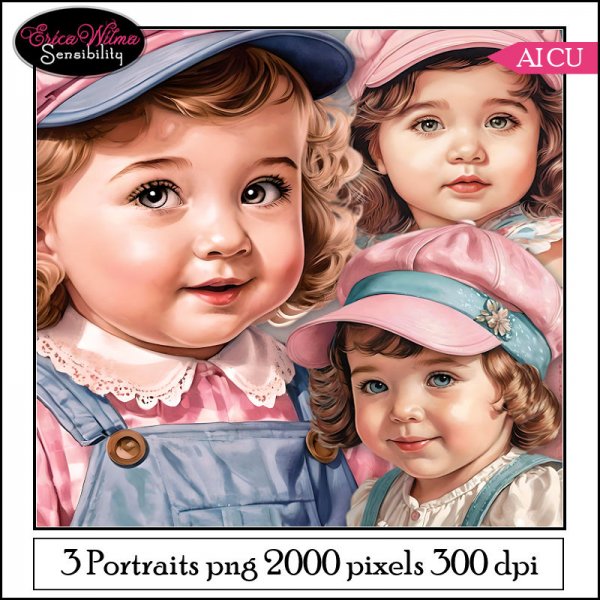 EW AI Baby Girl Portrait 01 2024 - Click Image to Close