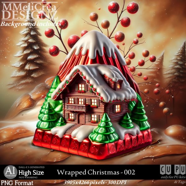 AI - Wrapped Christmas - CU002 (CU4PU/PNG/PACK) - Click Image to Close