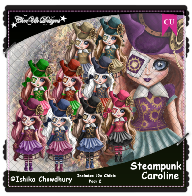 Steampunk Caroline CU/PU Pack 2