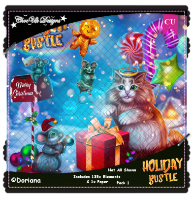 Holiday Bustle CU/PU Pack