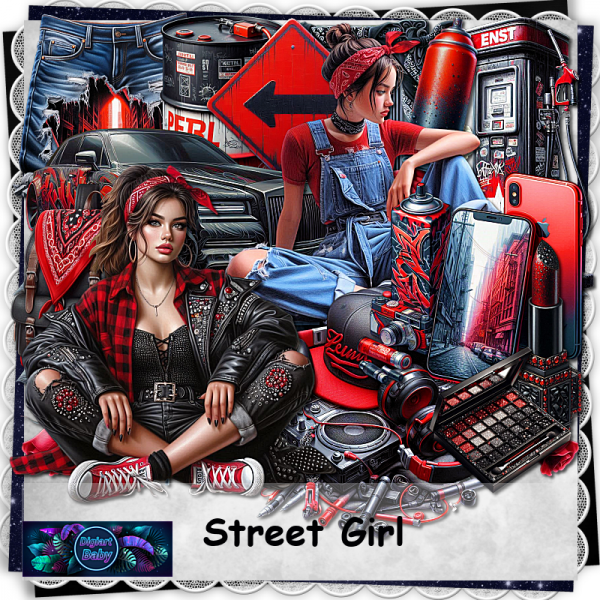 Street Girl - Click Image to Close