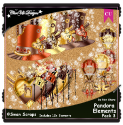 Pandora Elements CU/PU Pack 3