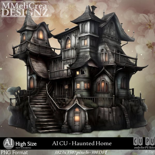 AI - CU Haunted Home (CU4PU/PNG) - Click Image to Close