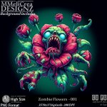 AI - Zombie Flowers - CU001 (CU4PU/PNG)
