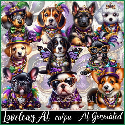 MARDI GRAS DOG PACK