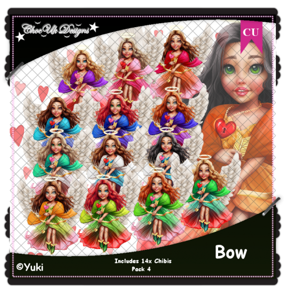 Bow CU/PU Pack 4 - Click Image to Close