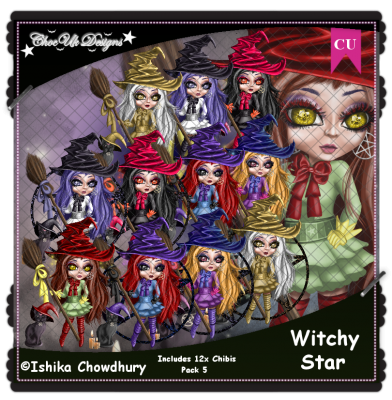 Witchy Star CU/PU Pack 5