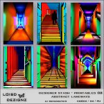 Designer Stash - Printables02 - Abstract Laneways - cu4cu/cu/pu
