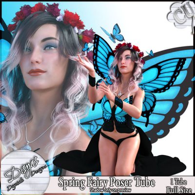 SPRING FAIRY POSER TUBE PACK CU - FULL SIZE