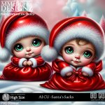 AI - CU Santa's Sacks (CU4PU / PNG)