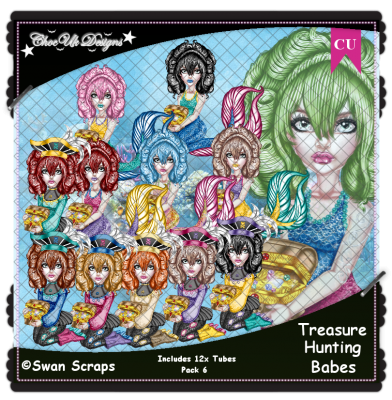 Treasure Hunting Babes CU/PU Pack 6