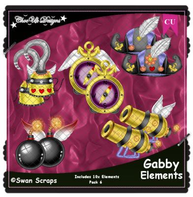 Gabby Elements CU/PU Pack 6