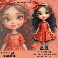 AI Tube 36 Little Girl - Red - cu4cu/cu/pu AI Tube 36 Little Girl - Red - cu4cu/cu/pu