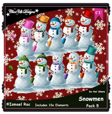 Snowmen Elements CU/PU Pack 5