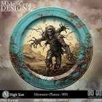 AI - Monster Plates - CU001 (CU4PU/PNG/PACK)