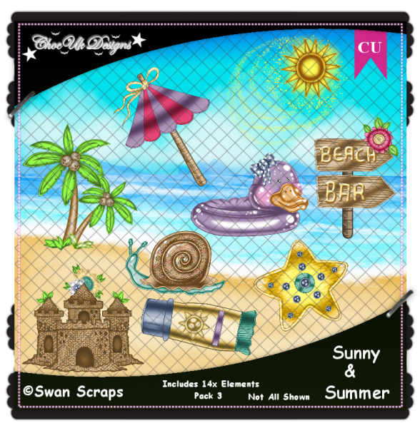 Sunny & Summer Elements CU/PU Pack 3 - Click Image to Close