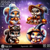 AI - Squirrels - CU001 (CU4PU/PNG)