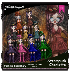 Steampunk Charlotte CU/PU Pack 2