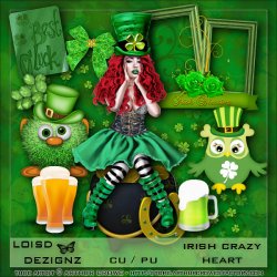 Irish Crazy Heart - CU/PU