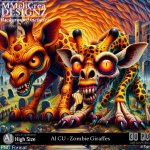 AI - CU Zombie Giraffes (CU4PU / PNG)