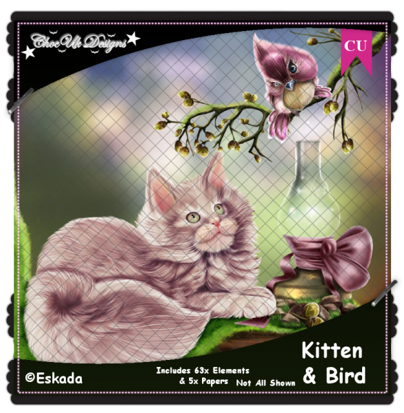 Kitten & Bird CU/PU Pack - Click Image to Close