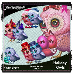 Holiday Owls CU/PU Pack 5 Holiday Owls CU/PU Pack 5