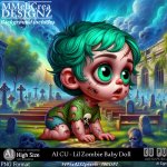 AI - CU Lil Zombie Baby Doll (CU4PU / PNG)
