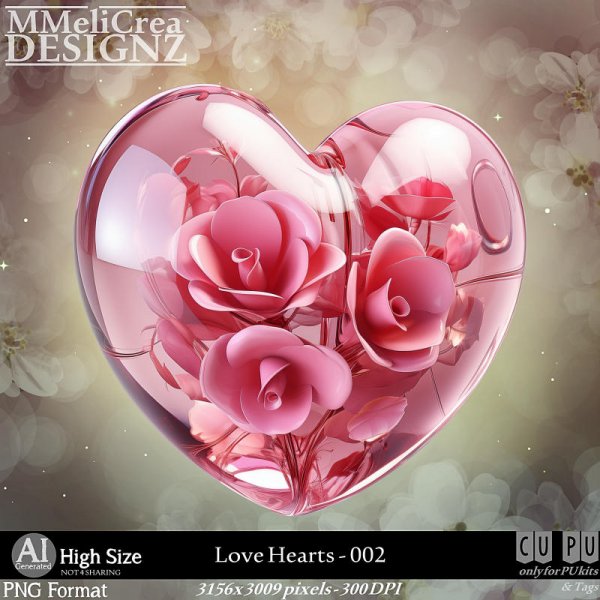 AI - Love Hearts - CU002 (CU4PU/PNG) - Click Image to Close