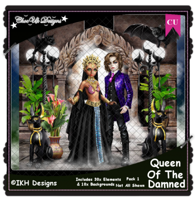 Queen Of The Damned Elements CU/PU Pack